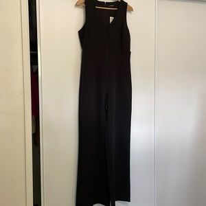 Black short sleeve jumpsuit